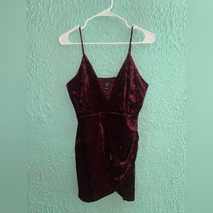 Red Velvet Dress - Windsor